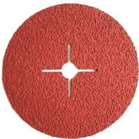 Фибровый шлифовальный диск PEGATEC 150х22 керамика, зернистость 120, арт. PFD150CE120